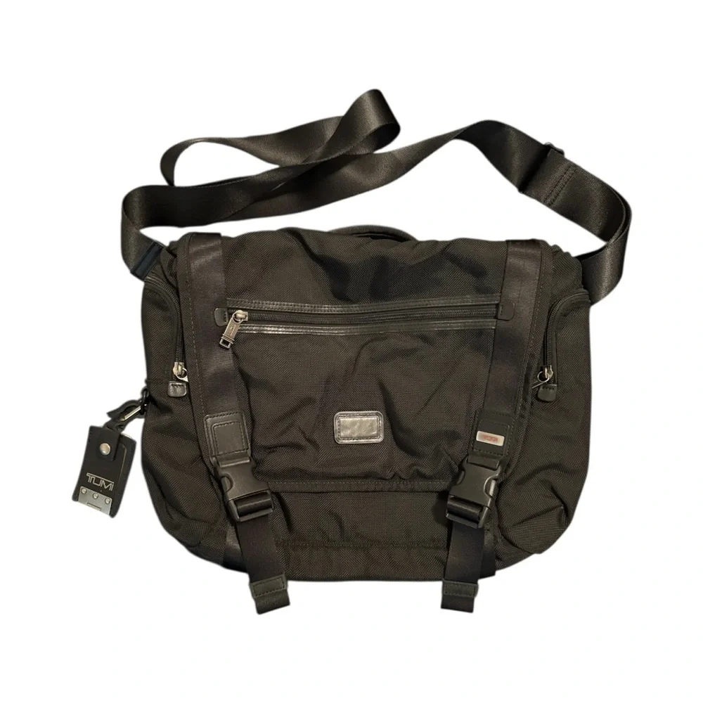 Tumi Alpha Deluxe Portfolio Messenger Bag